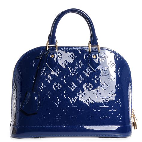 louis vuitton alma vernis blue